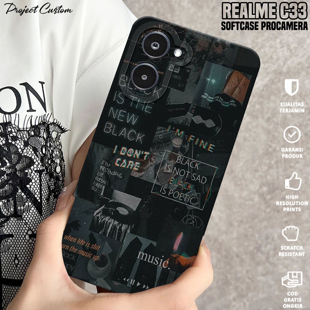 Softcase Hp Realme C33 - Case Hp Realme C33 ( AESTH ) Silikon Hp Realme C33 - Casing Hp Realme C33 -