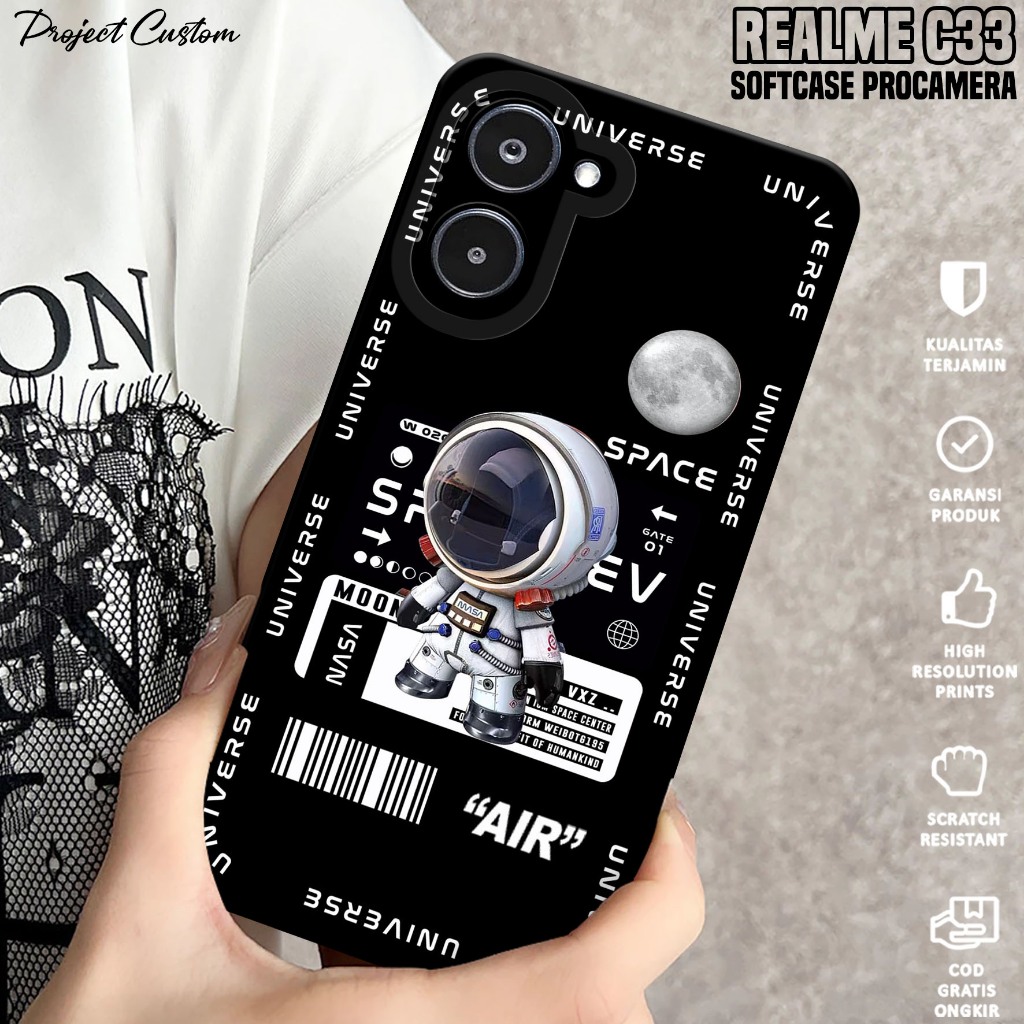 Softcase Hp Realme C33 - Case Hp Realme C33 ( PLNT ) Silikon Hp Realme C33 - Casing Hp Realme C33 - 