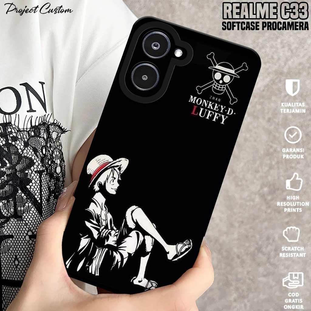 Softcase Hp Realme C33 - Case Hp Realme C33 ( OP ) Silikon Hp Realme C33 - Casing Hp Realme C33 - Ca