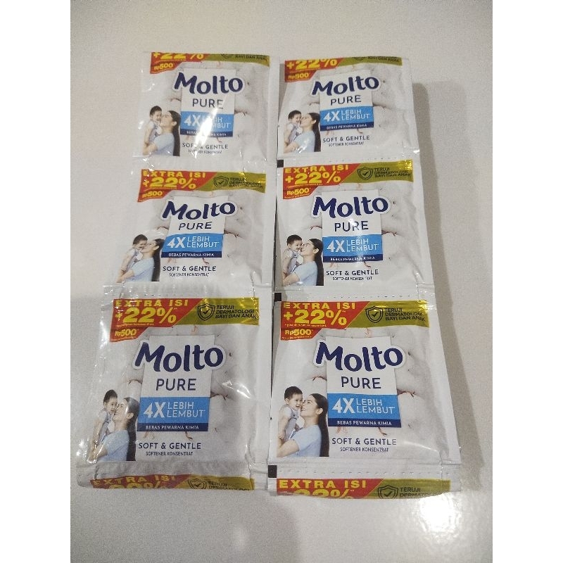 Molto 500an putih pure 24 sachet