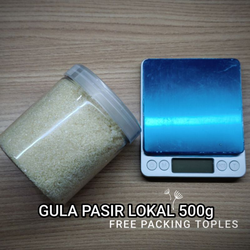 

gula pasir lokal / ( 500g, 700g, 900g ) free packing toples tebal