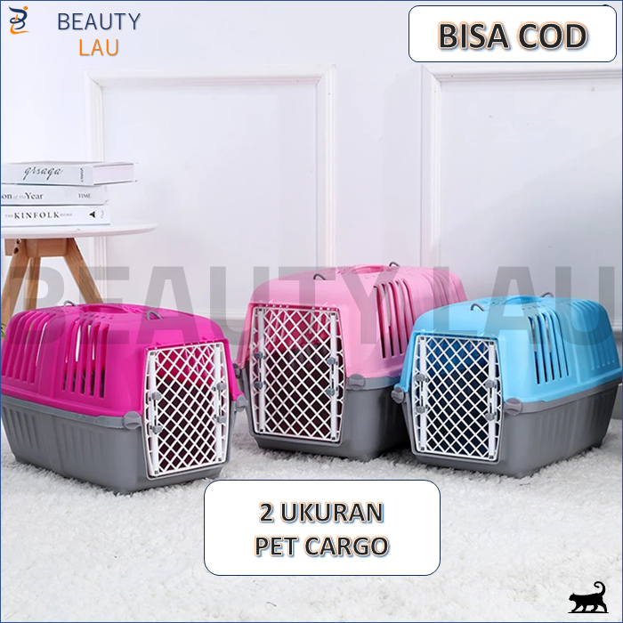 [COD] Pet Cargo Jumbo XL Large Cat Cargo Box Kucing Pet Carrier Travel Murah