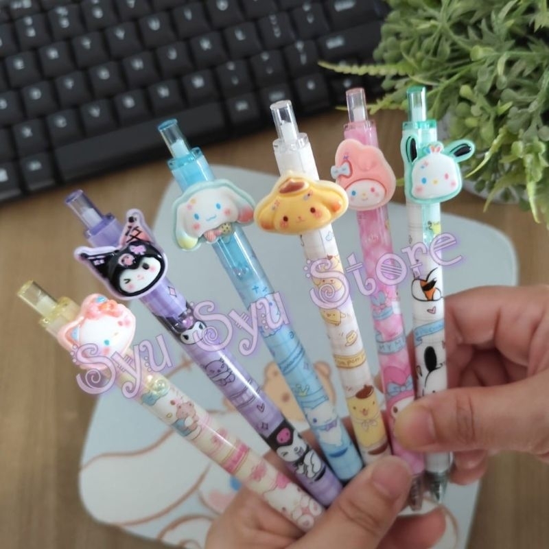 

Pensil Abadi CUTE Kuromi My Melody Cinnamoroll Pochacco Pompompurin Hello Kitty