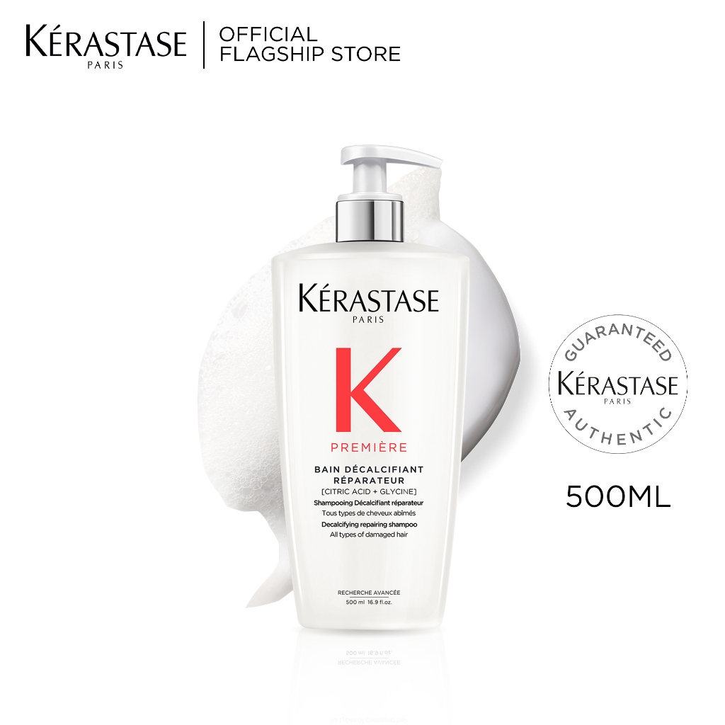 Kerastase Bain Premiere 500ml Anti-Hair Damage Shampoo - Shampoo untuk Rambut Rusak & Memperbaiki Ik