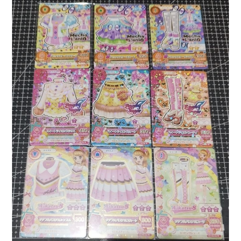 kartu aikatsu cards mecha paniq nina rare madoka akari aikatsu8