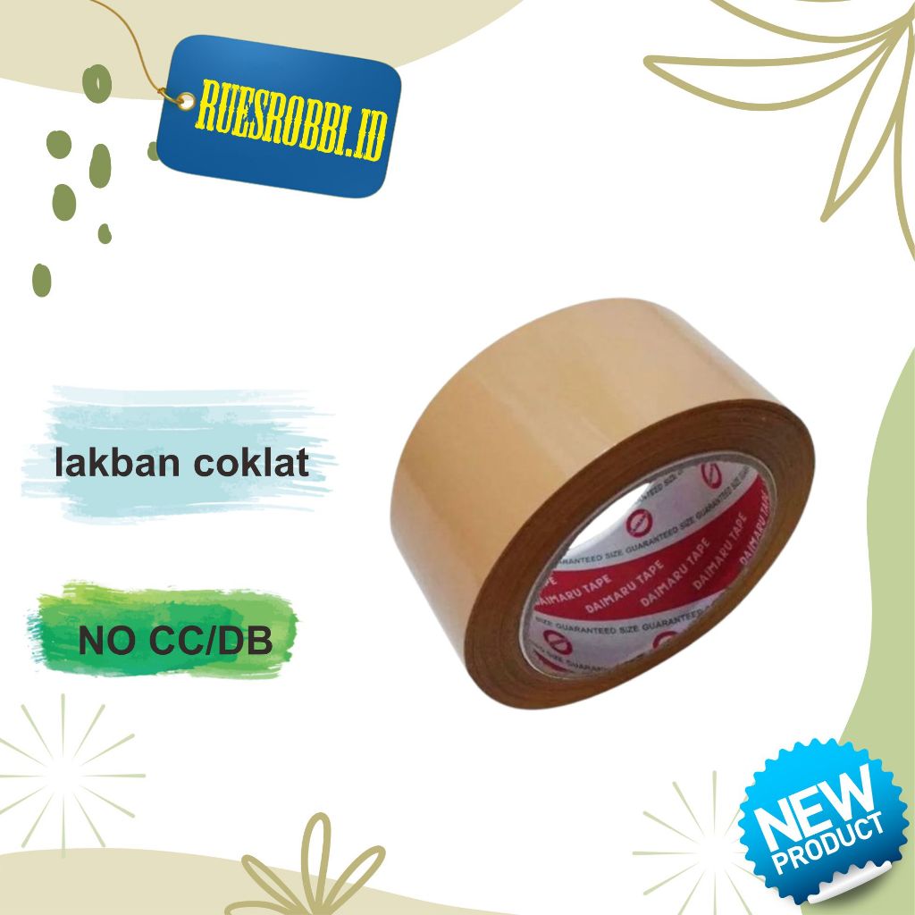 

lakban coklat 200 yard