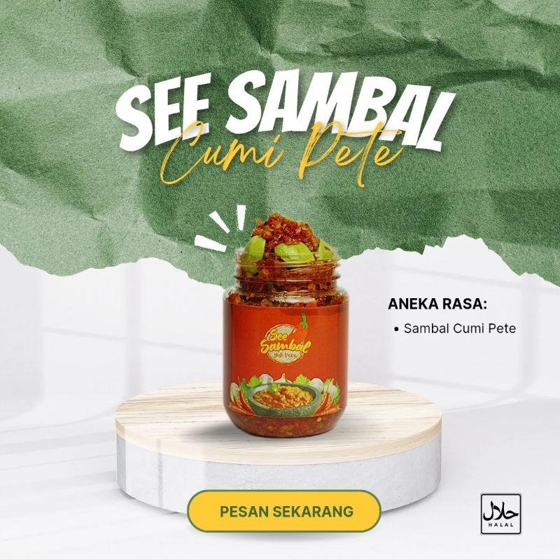 

SAMBAL CUMI PETE PEDAS [200gram]