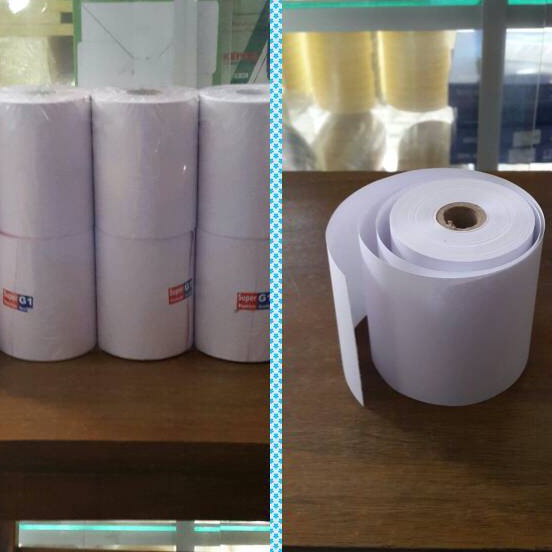 

otTerupdate Kertas struk kasirthermal paperkertas struk thermalroller kasir 6 x 75 1 ply 1 rollpack S91