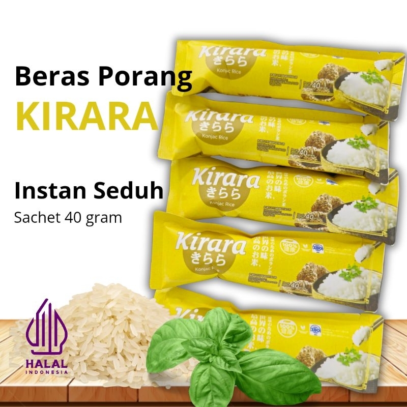 

Beras Porang shirataki Jepang KIRARA seduh 40 gram