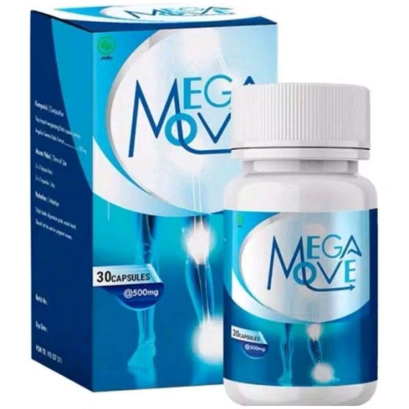 ￼Megamove Asli Original Obat Nyeri Sendi Ampuh (30 Kapsul) ,