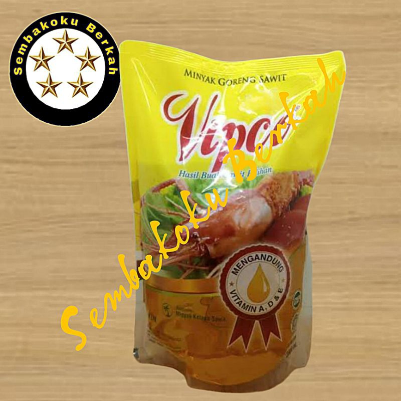 

Vipco Minyak Goreng 2 Liter, DUS Isi 6 PCS (GRATIS ONGKIR INSTANT)