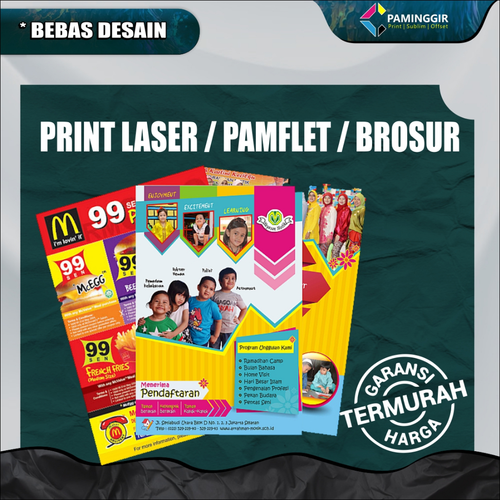 

PRINT LASER / DAFTAR MENU / LAMINATING / BROSUR / LEAFLET / POSTER TERMURAH BERKUALITAS