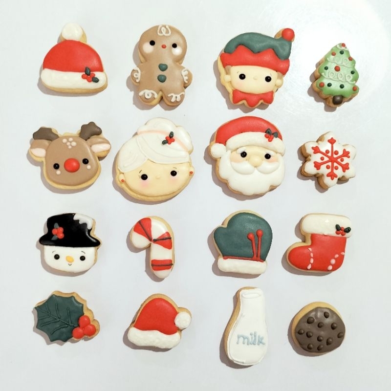 

Christmas minis cookies part 1 min 5 pcs bisa mix