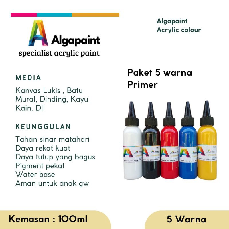 

Algapaint cat akrilik/mural/ lukisan/dinding/kayu/kain/sepatu/painting/catair/lukis/art/catlukis/acrylicpainting/melukis/alatlukis/acrylic/kuaslukis/senilukis/drawing/catminyak/acrylicpaint/pelukis/belajarlukis/perlengkapanlukis/hobilukis/lukisanaesthetic