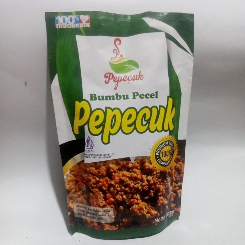 

pepecuk bumbu pecel siap seduh