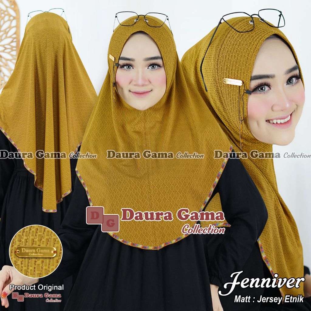 Hijab instan Jennifer original Dauragama