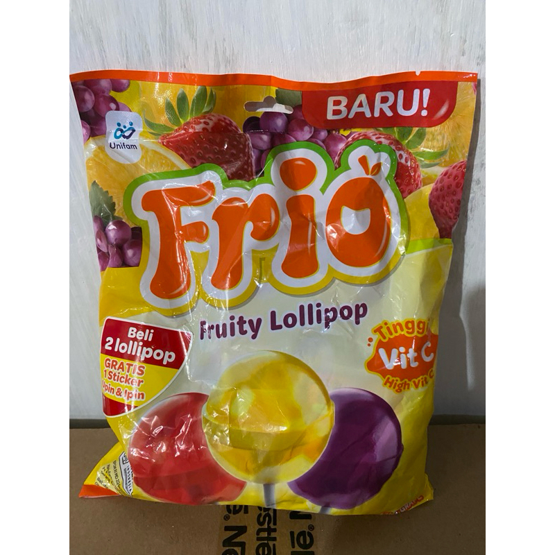 

Frio Fruity Lollipop Perpak isi 40 Pcs