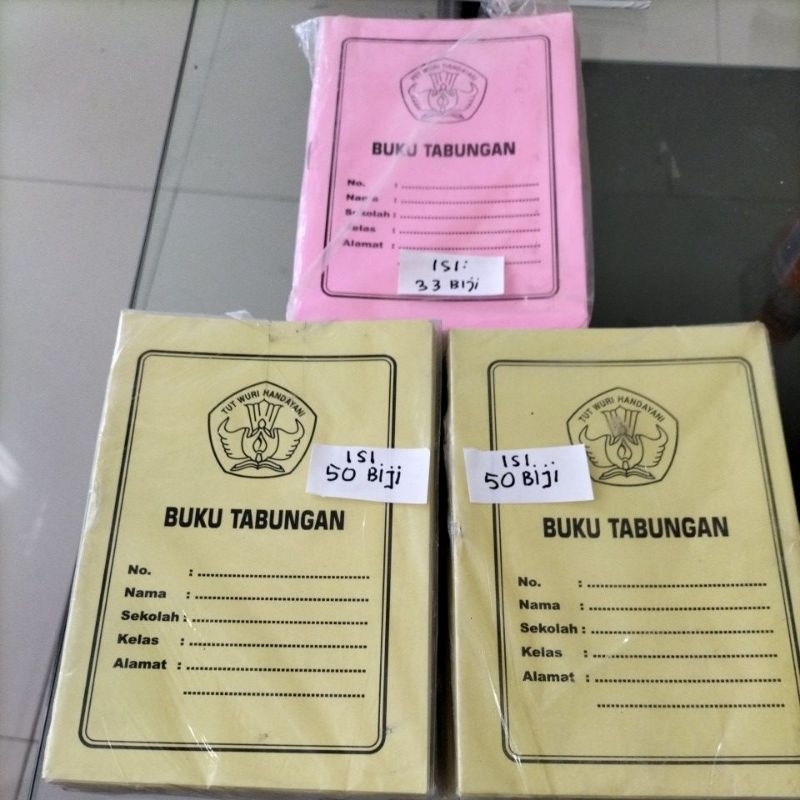 

Buku Tabungan kecil warna:kuning/isi50biji,NOTA KONTAN Paperline NCR:160X210Mx25set/Rangkap2/2Biji/nota besar;108x155mmx25set/rankap3/4biji/nota kecil