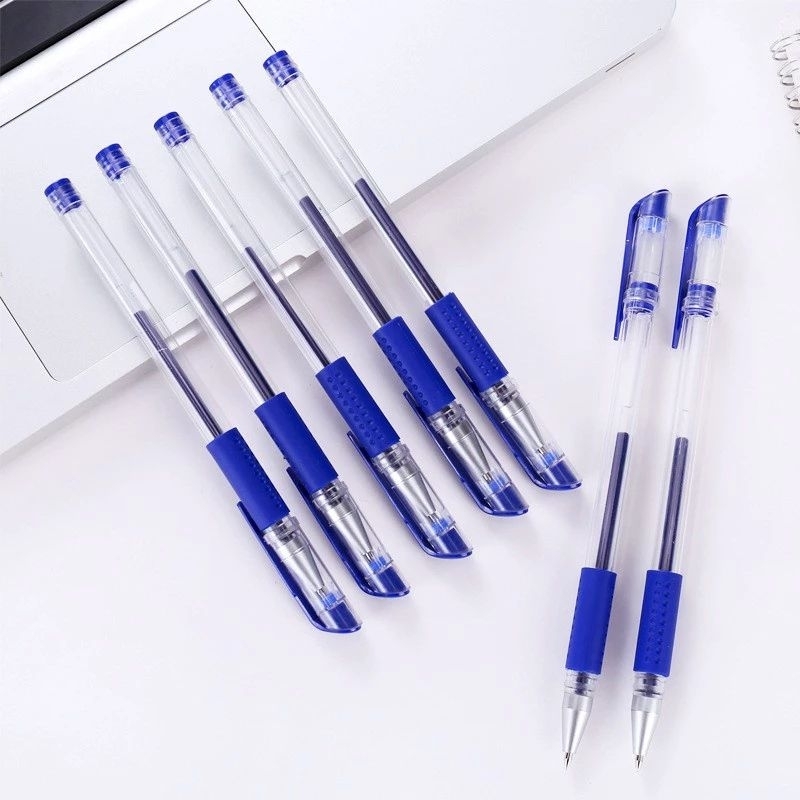 Pulpen/Pena/Bolpen gel 0.55 mm Standard Pulpen Tinta Cair warna warni pena ujung lancip