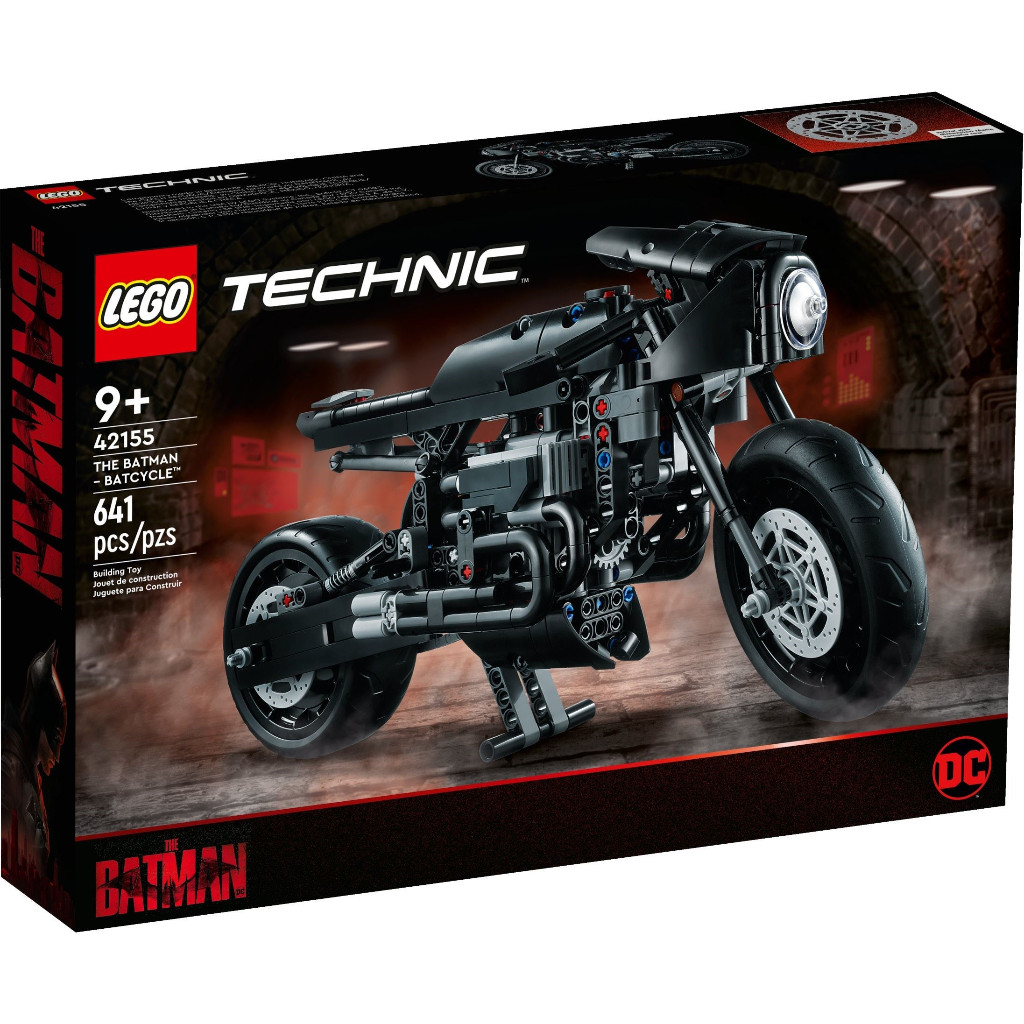 Lego Technic 42155 Licensed 42155 The Batman - Batcycle Bricks Balok Mainan Koleksi Lego Motor Batma