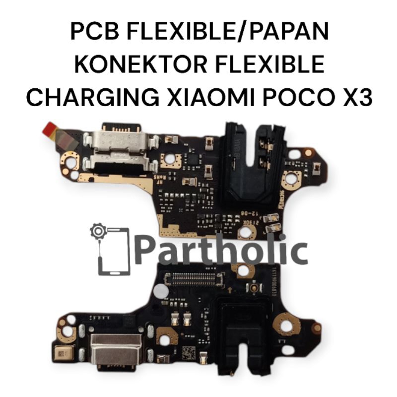 PCB FLEXIBLE/PAPAN KONEKTOR FLEXIBLE CHARGING XIAOMI POCO X3 / POCO X3 PRO