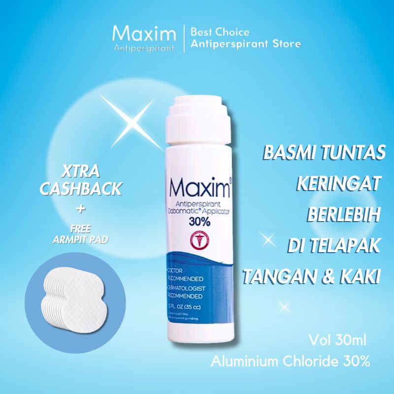 Maxim Antiperspirant 30% Dabomatic - Hilangkan Keringat di Telapak Tangan dan Kaki