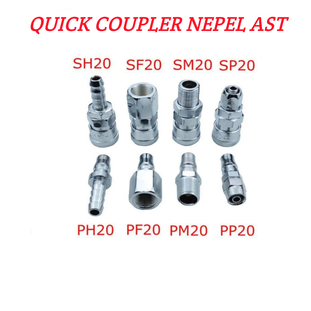 AST Quick Coupling Coupler Kompresor Nepel Coupler Kompresor Quick Coupling Kompresor AST