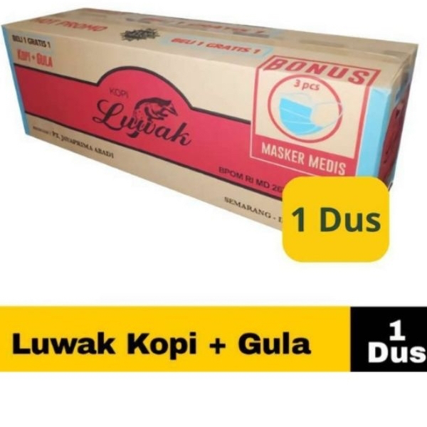 

1 Dus Kopi Luwak Mix Isi 10 Rcg / 1 Karton