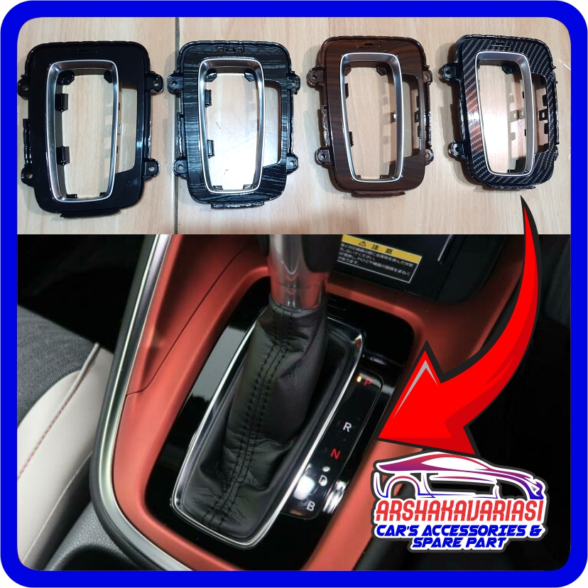 Bezel Panel Shifter List Garnish Cover Tutup Transmisi Persneling Tuas Gigi Honda HRV HR-V 2022