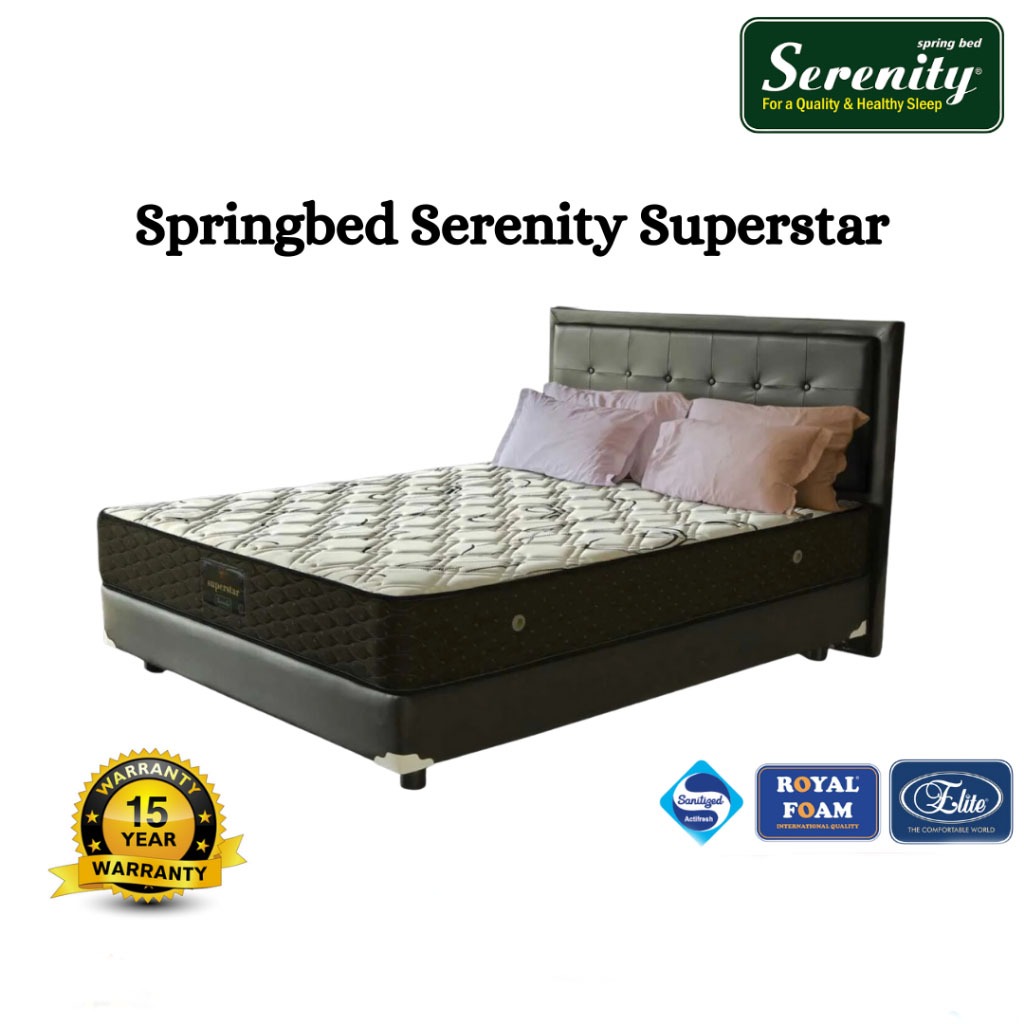 Kasur Springbed Elite Serenity Superstar 180x200 Fullset