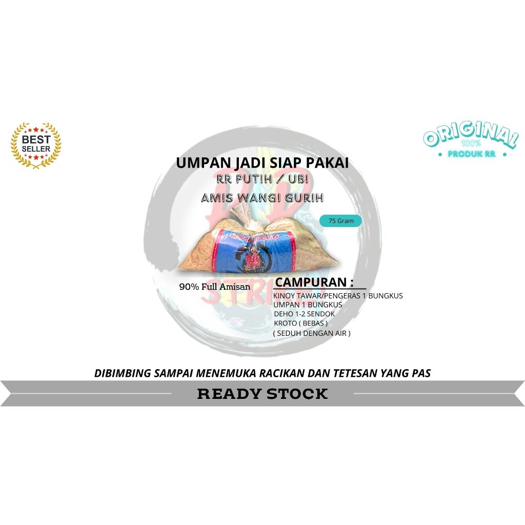 Umpan ikan mas jadi siap pakai untuk lomba mancing harian gacor