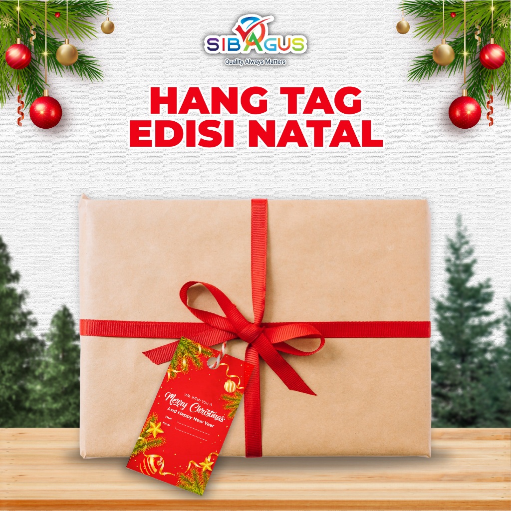 

Hangtag Edisi Natal 2025 Cetak 1 sisi | Chrismas Tag