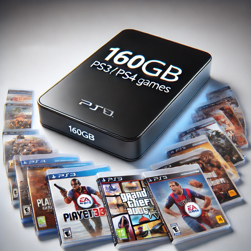 HARDISK EKSTERNAL 160 GB ISI GAME PS3 / PS4 HEN