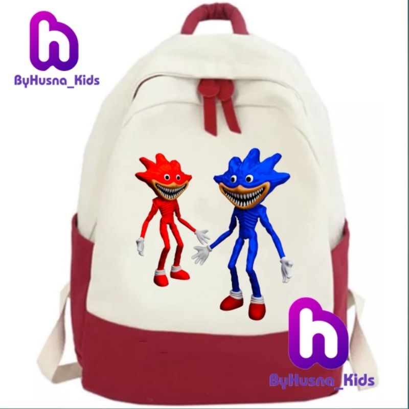 TAS RANSEL ANAK SONIC THE HEDGEHOG SHIN SONIC TAPES SHADOW TAPES THE HEDGEHOG 3 SONIC ANAK TK/SD
