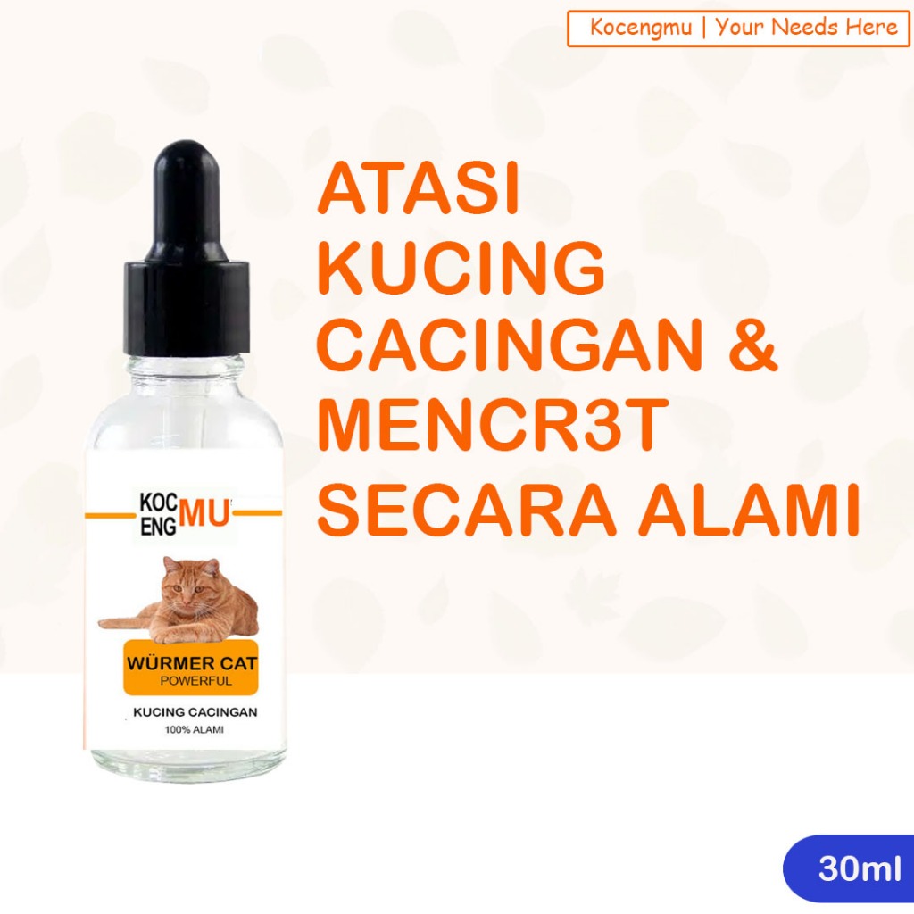 Obat Cacing Kucing Obat Cacing Kucing Kitter Ampuh Cair Hamil Dewasa Tetes tetes Kocengmu