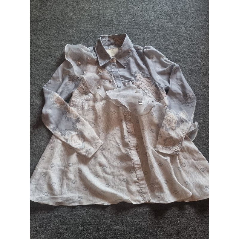 WEARING KLAMBY MALYA RUFFLE SHIRT SIZE S