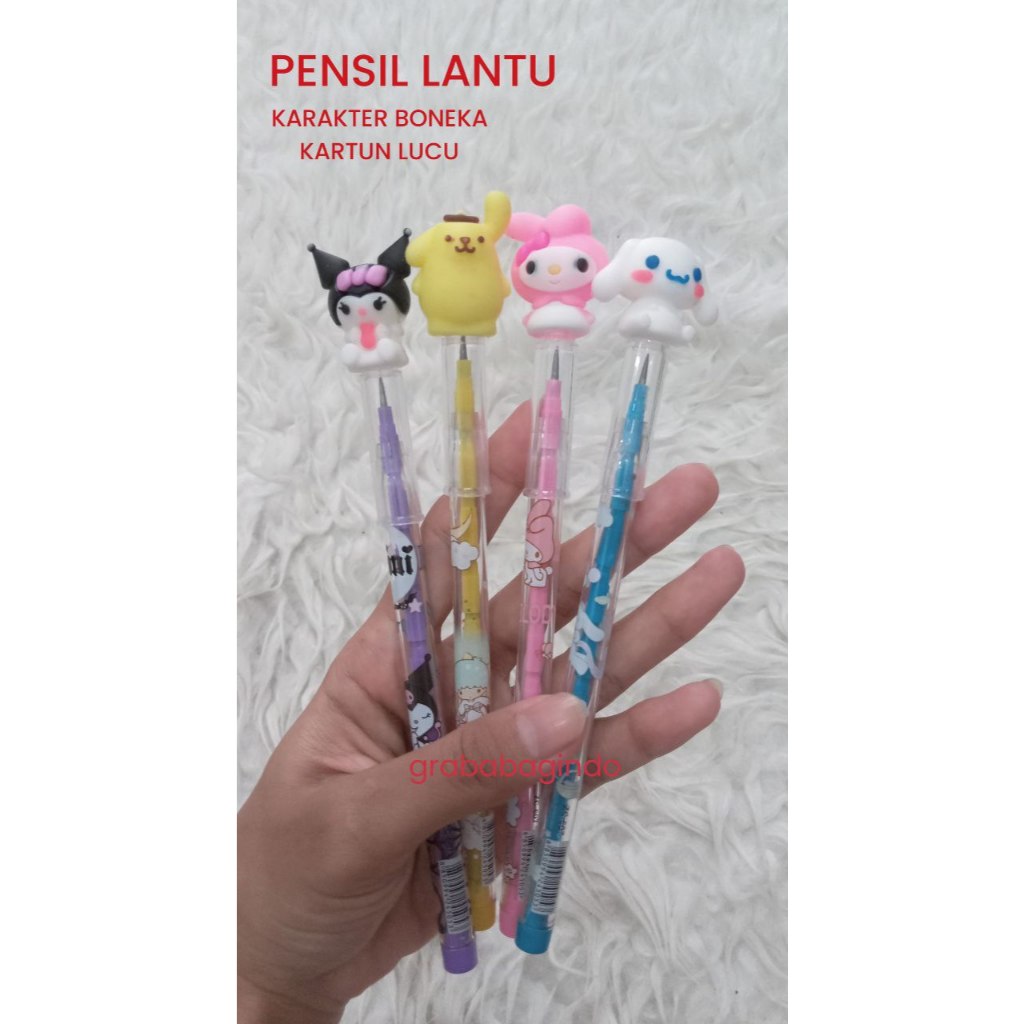 

BISA COD - PENSIL SUSUN SAMBUNG CABUT PASANG KARAKTER BONEKA LUCU UNTUK SEKOLAH / PENSIL BONGKAR PASANG