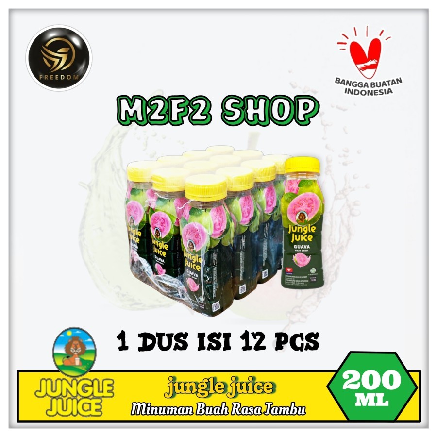 

Diamond Jungle Juice Guava | Jus Jambu Botol Pet - 200 ml (Kemasan Pack)