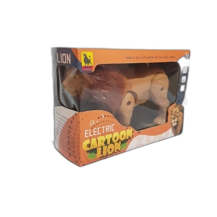 Mainan Anak Singa Bisa Jalan Bersuara Baterai Hewan Cartoon Lion  Mainan Singa  ts0785