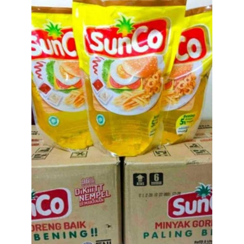 

Promo Minyak Goreng Sunco 2 liter Isi 6 Pouch