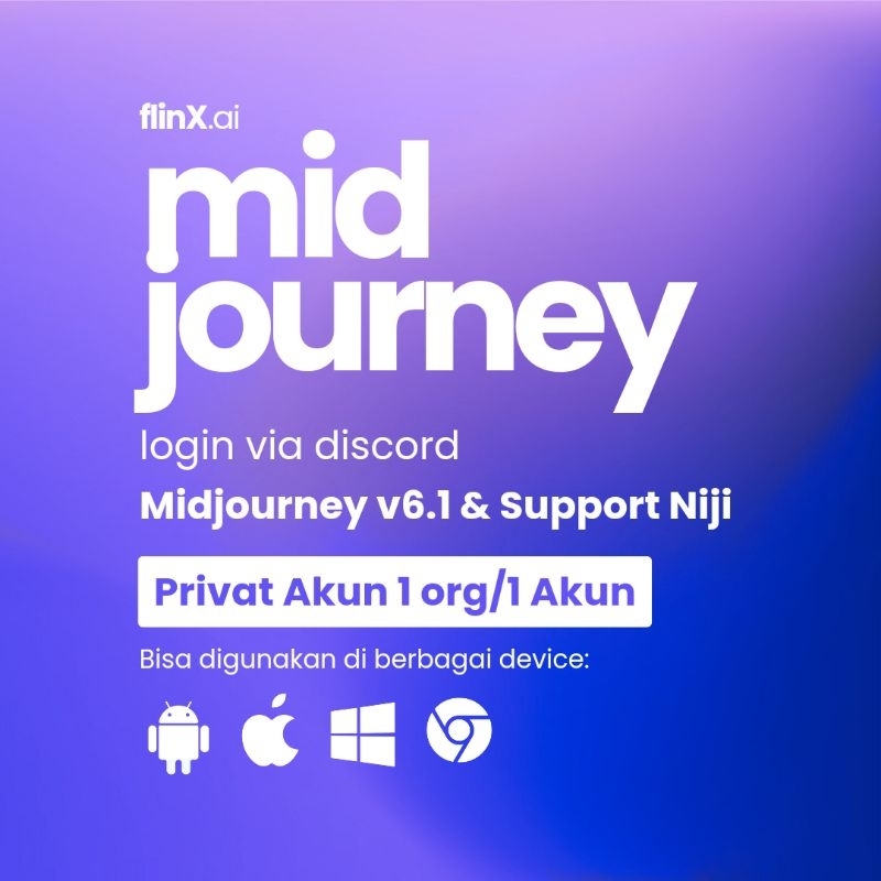 MIDJOURNEY PRIVAT AKUN 30 HARI RESMI