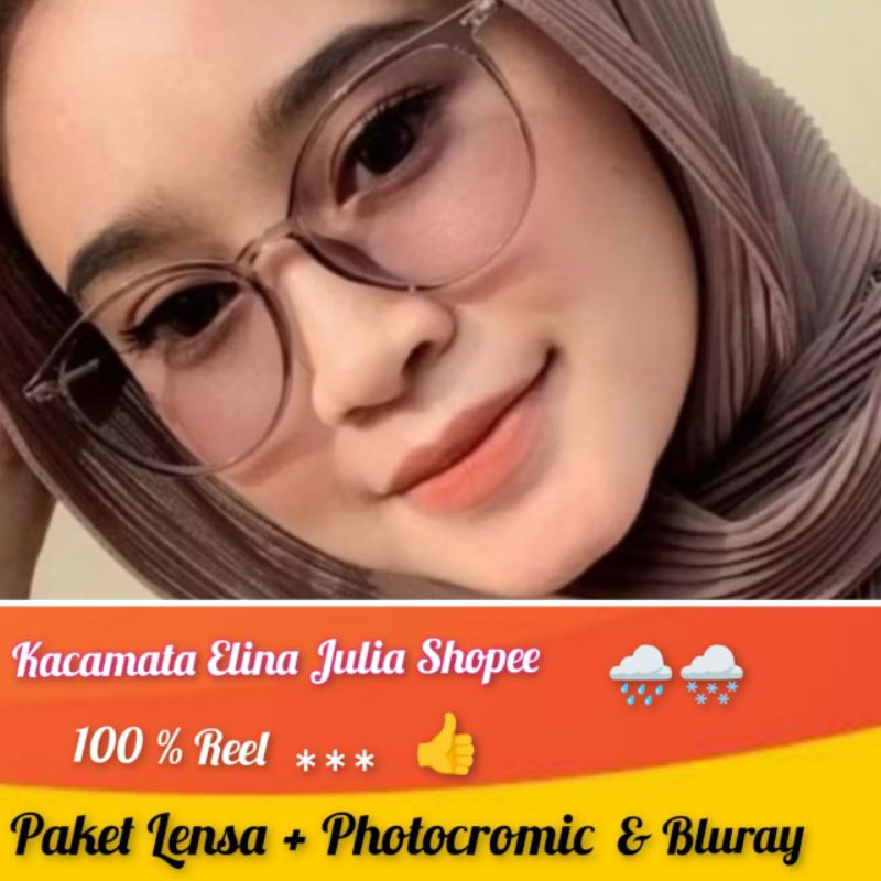 FRAME KACAMATA MINUS 8136  PAKET LENSA PHOTOCROMIC
