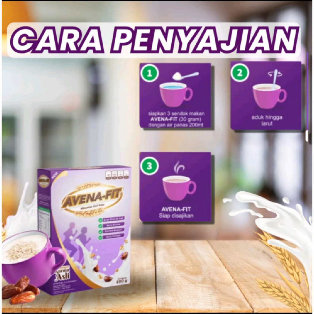 

Avena-Fit Paket 2 Box - Sereal Oat Solusi Bantu Turunkan Kolesterol Menu Sarapan Sehat