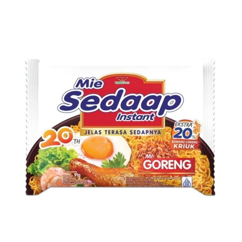

Mie Sedaap Goreng/Mie Instant 91gr