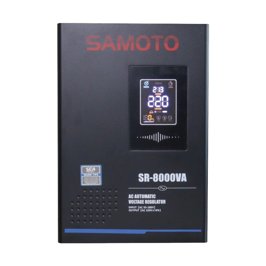 SAMOTO Relay Stabilizer 8000VA / 8 KVA / SR-8000VA Relay Control Series