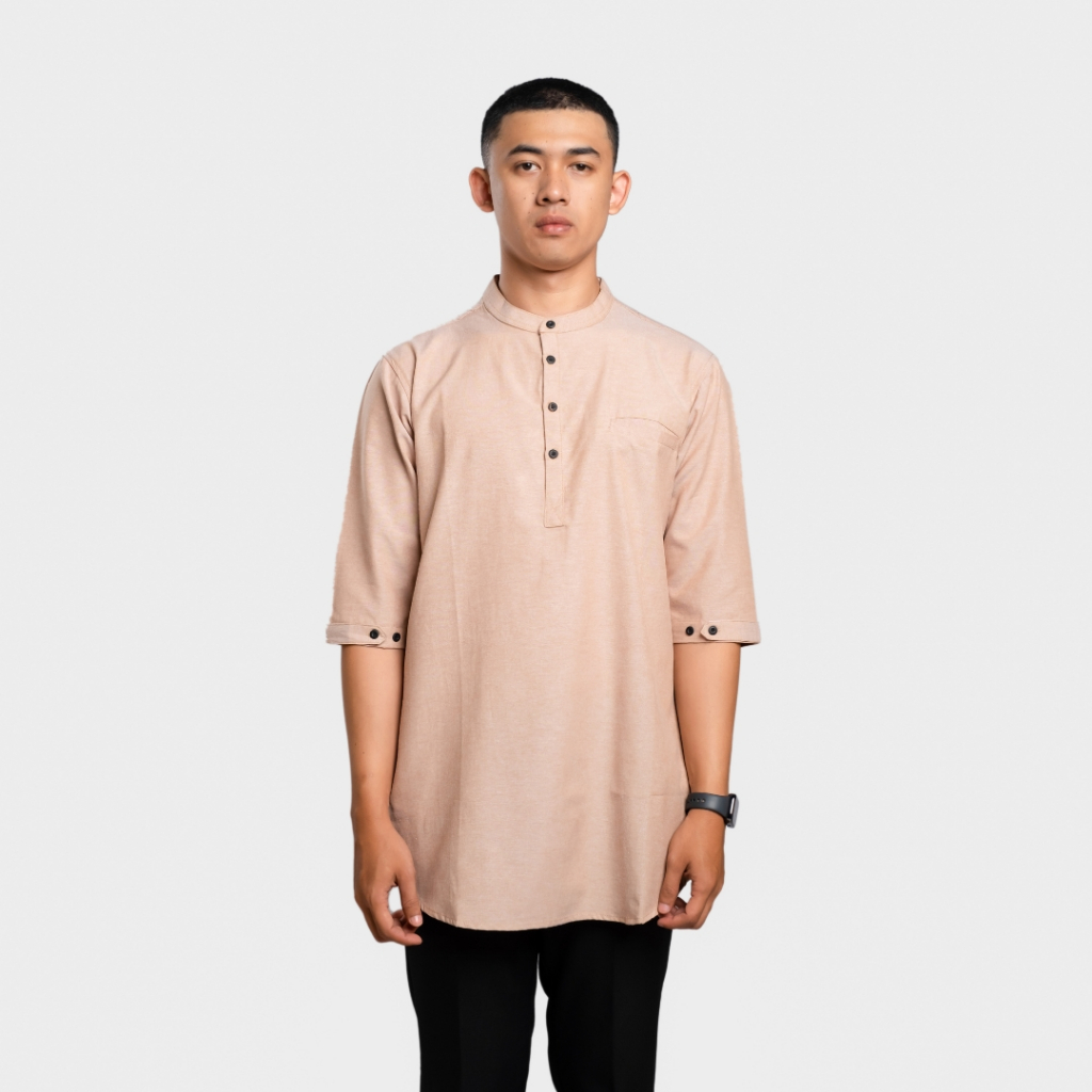 Bayezid - Koko Kurta Oxford Cream