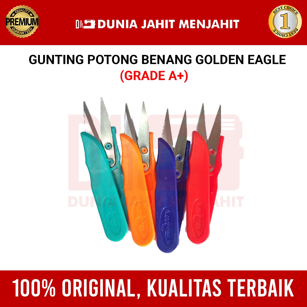 

Golden Eagle Gunting Benang LUSINAN / Cekris Original TC 100 ( 1 LUSIN )