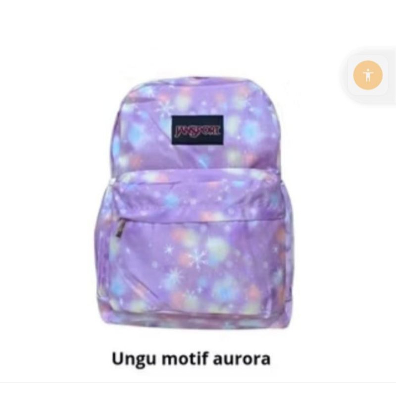 tas ransel distro jansport motif buat anak perempuan sekolah SD SMP backpack