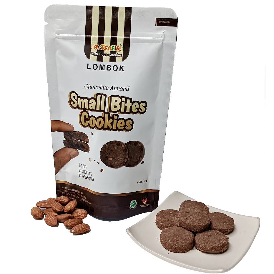 

Nutsafir Small Bites Chocolate Almond Cookies Pouch