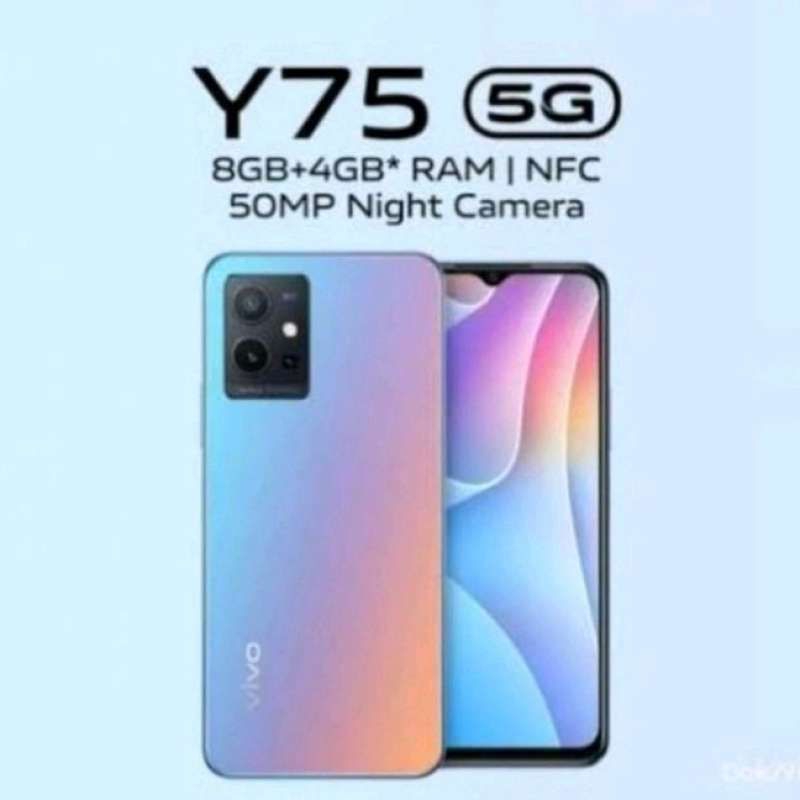 Hp Vivo Y15s , Y75 ram 8 256gb smartphone 5000mah